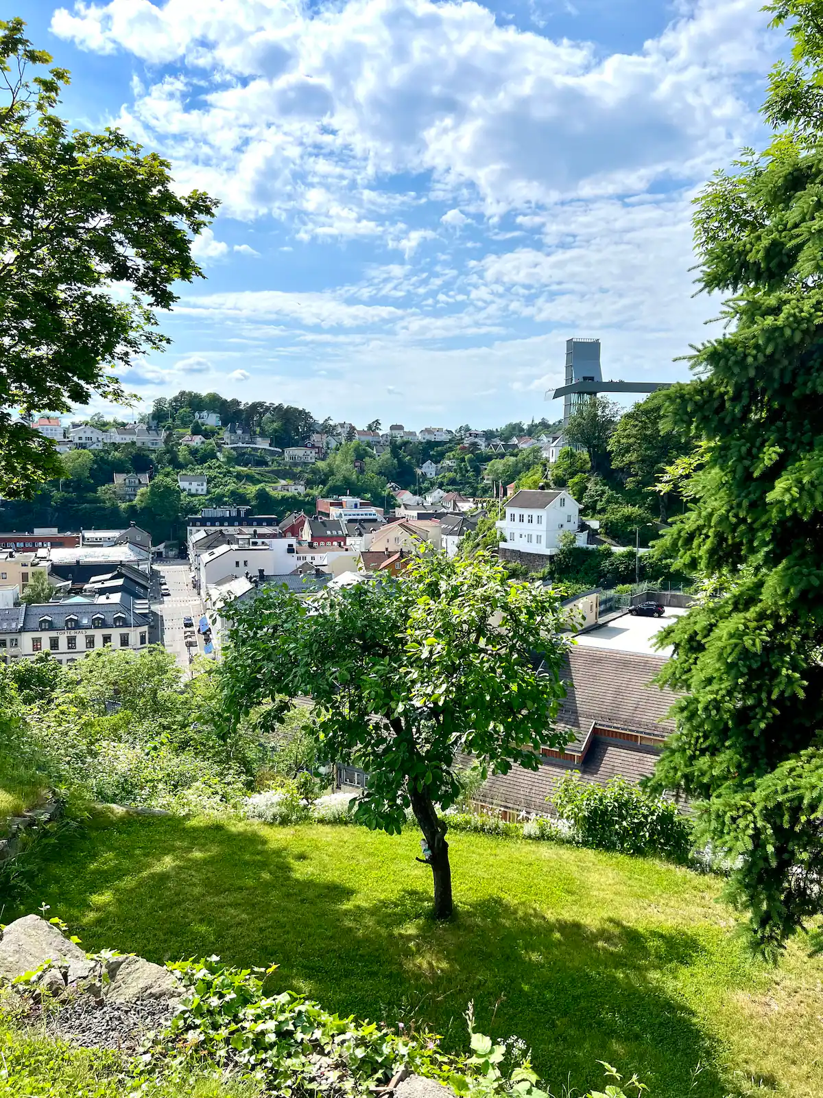 Blick über Arendal
